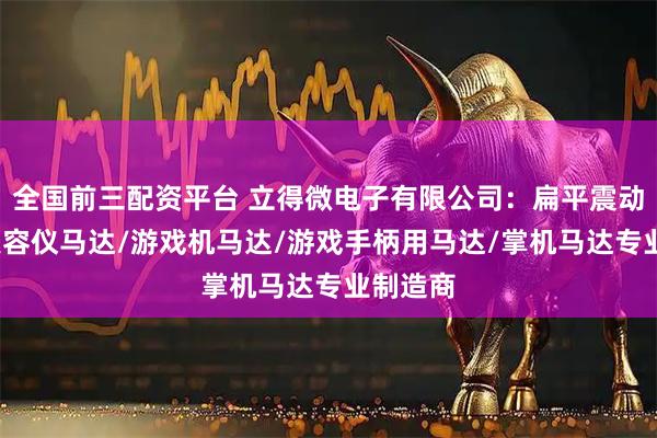 全国前三配资平台 立得微电子有限公司：扁平震动马达/美容仪马达/游戏机马达/游戏手柄用马达/掌机马达专业制造商